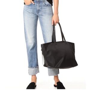 Botkier New York Bond Black Nylon Large Tote Bag